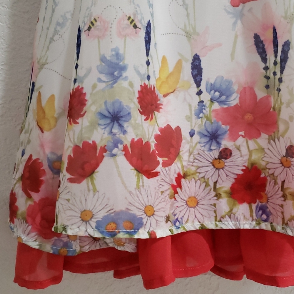 New Little girls sleeveless 4t dress